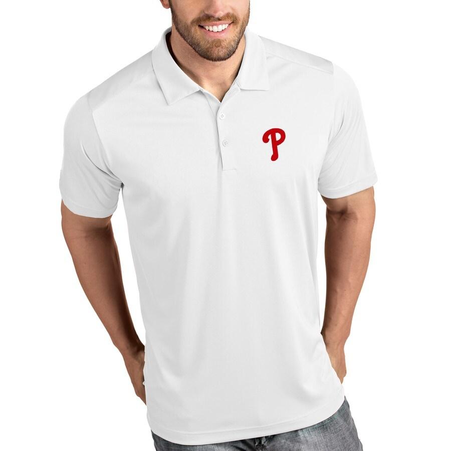 売り出し最安値 メンズ ポロシャツ Philadelphia Phillies Antigua Tribute Polo White 取寄用品 Ammn Jp