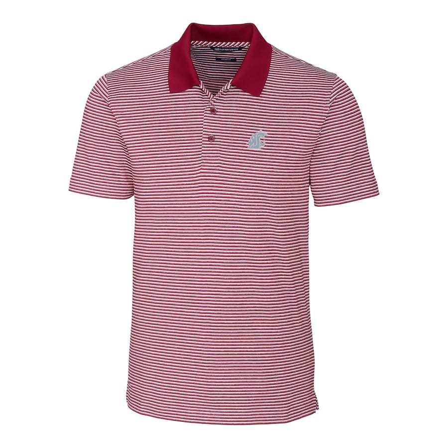高速配送 メンズ ポロシャツ Washington State Cougars Cutter Buck Forge Tonal Stripe Tailored Fit Polo Shirt Crimson バッシュ アパレル Troishomme 通販 Yahoo ショッピング 注目ブランド Www Doctor Plan Com