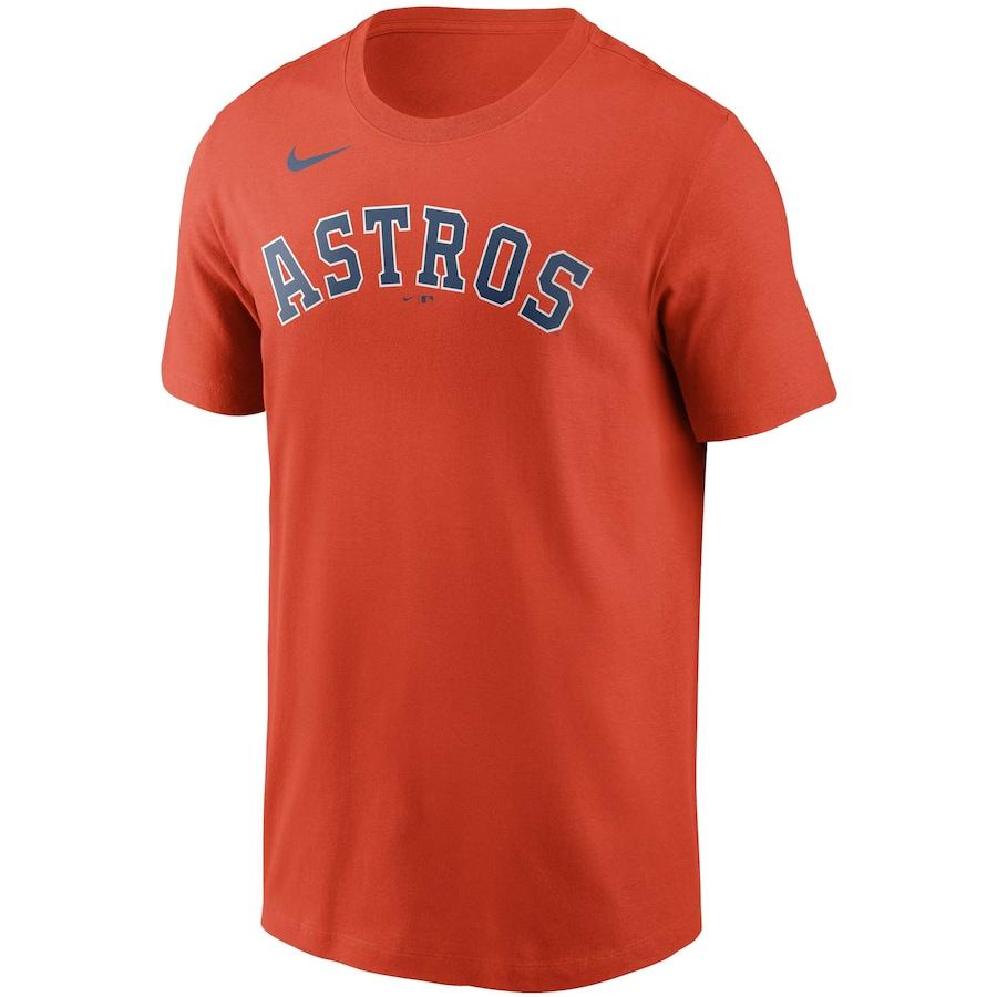 ナイキ メンズ Tシャツ Alex Bregman Houston Astros Nike Name & Number T-Shirt 半袖 Orange｜troishomme｜02