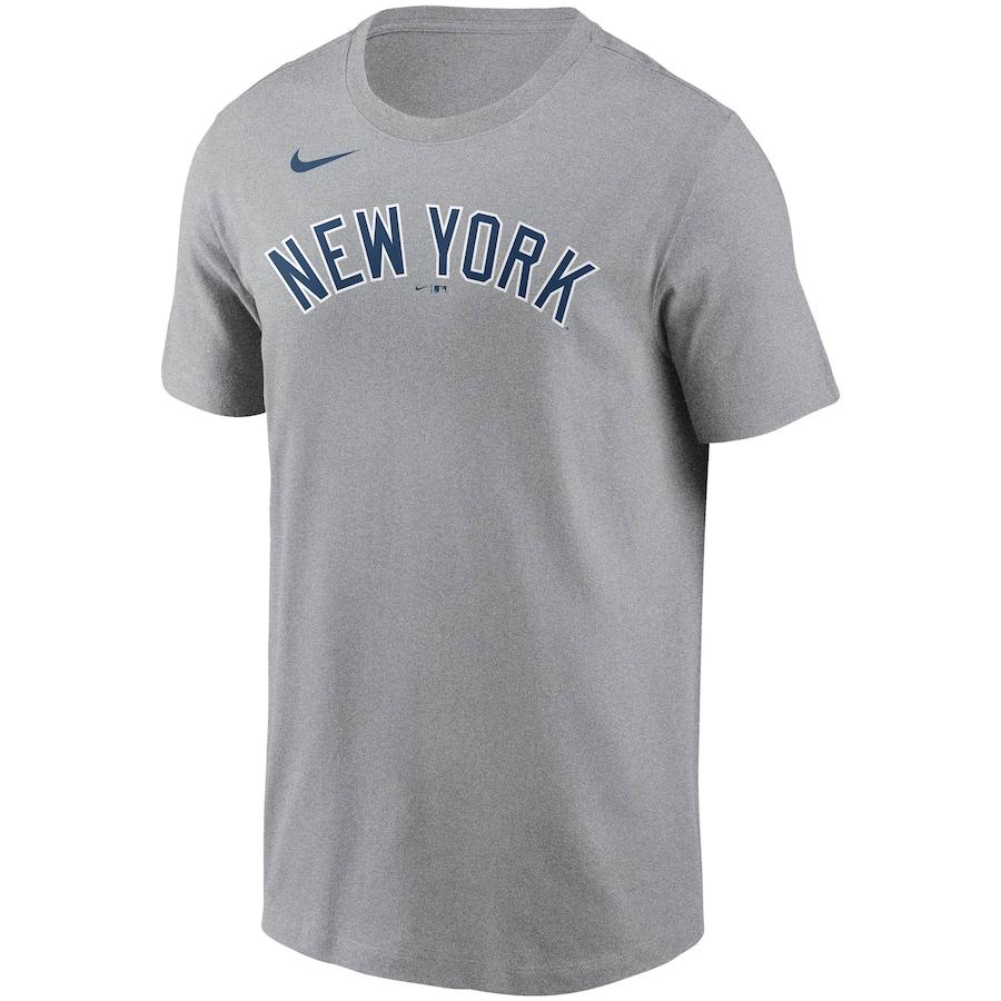 ナイキ メンズ Tシャツ Giancarlo Stanton New York Yankees Nike Name & Number T-Shirt 半袖 Gray｜troishomme｜02