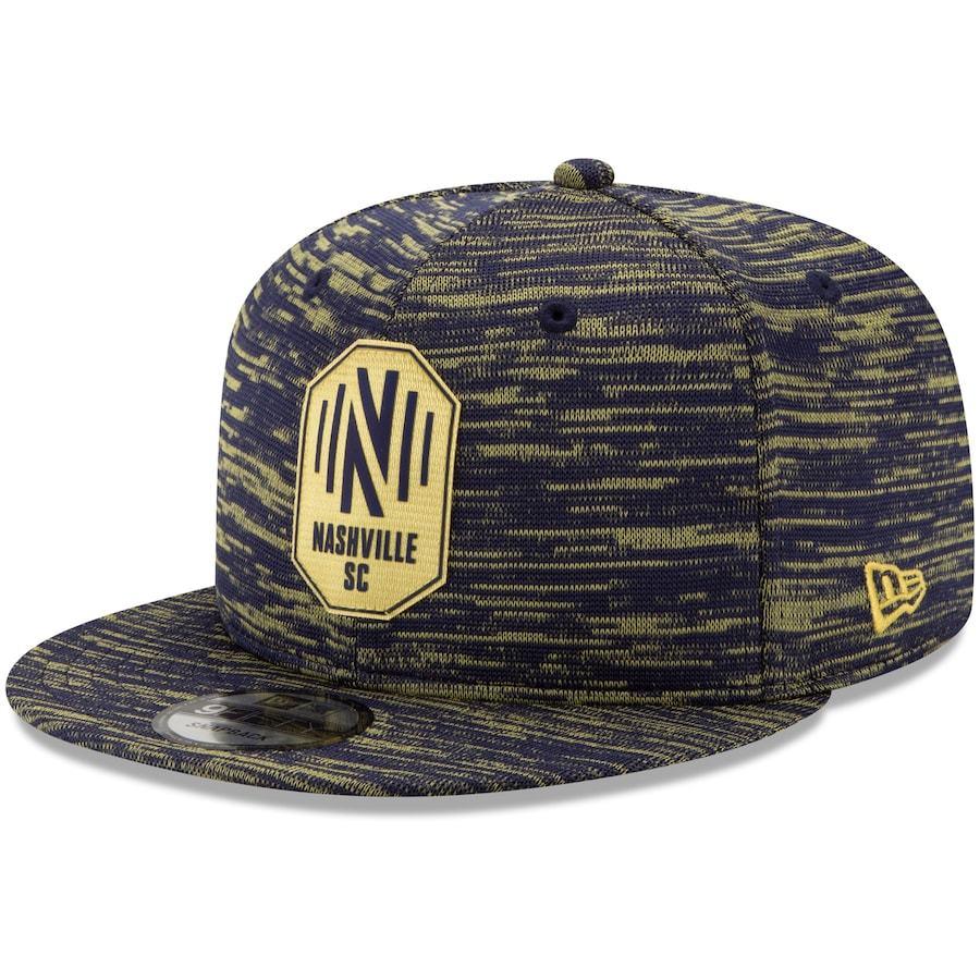 【在庫僅少】 ニューエラ メンズ キャップ "Nashville SC" New Era On-Field Collection 9FIFTY Snapback Adjustable Hat - Navy シャツ、タンクトップ