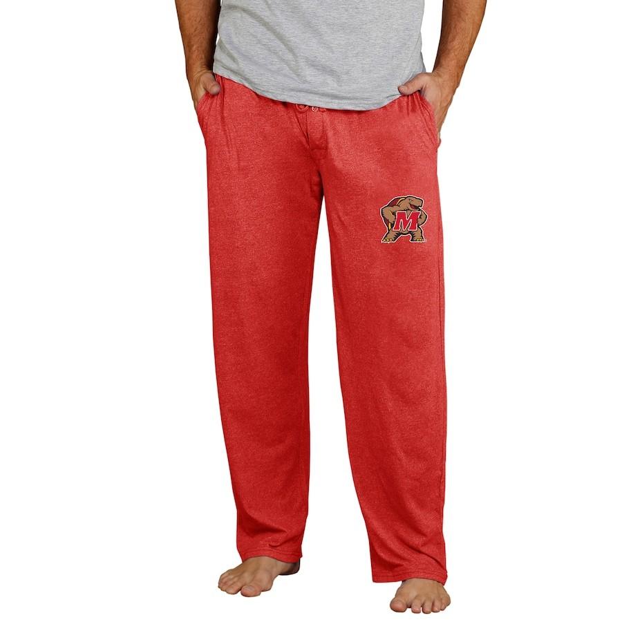 高い素材 メンズ パジャマ Maryland Terrapins Concepts Sport Quest Knit Pants Red 値引きする Jeannesauve Org
