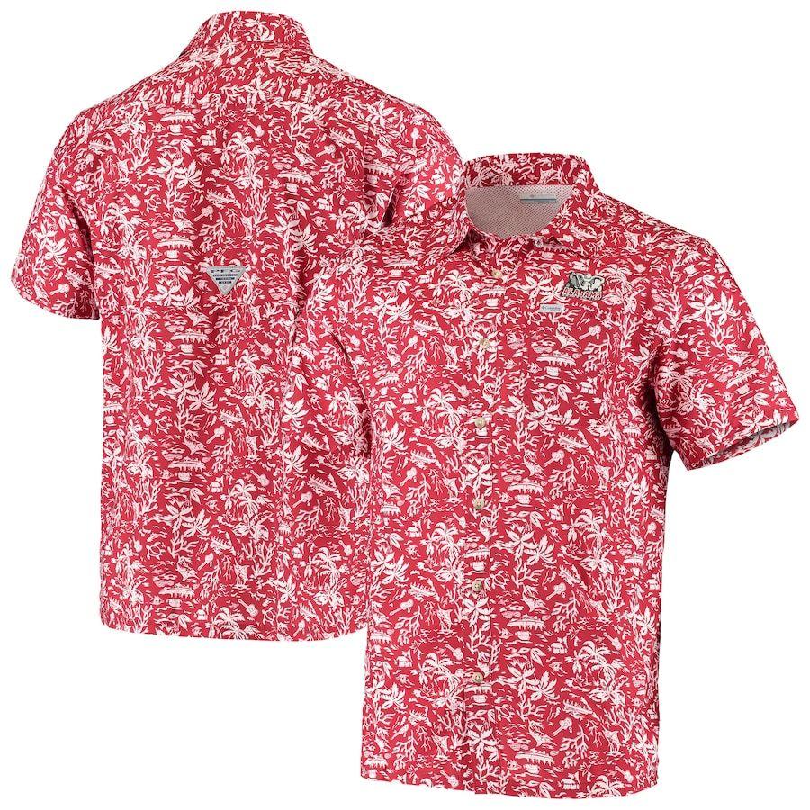メンズ カジュアルシャツ Alabama Shirt Crimson Crimson ならショッピング ランキングや口コミも豊富なネット通販 更にお得なpaypay残高も スマホアプリも充実で毎日どこからでも気になる商品をその場でお求めいただけます ファッション Tide Columbia