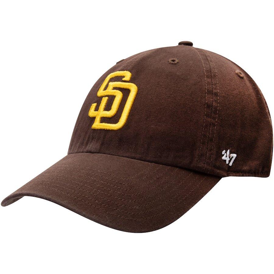 超ポイントアップ祭 Up Clean 47 Padres Diego San キャップ メンズ フォーティーセブン Adjustable Brown Hat パーカー サイズ Os Acte Paris Org