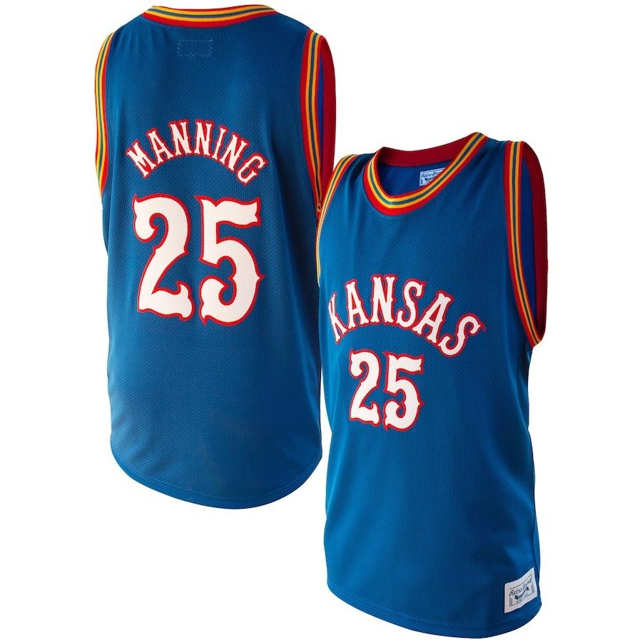 メンズ ジャージ Danny Manning "Kansas Jayhawks" Original Retro Brand Alumni