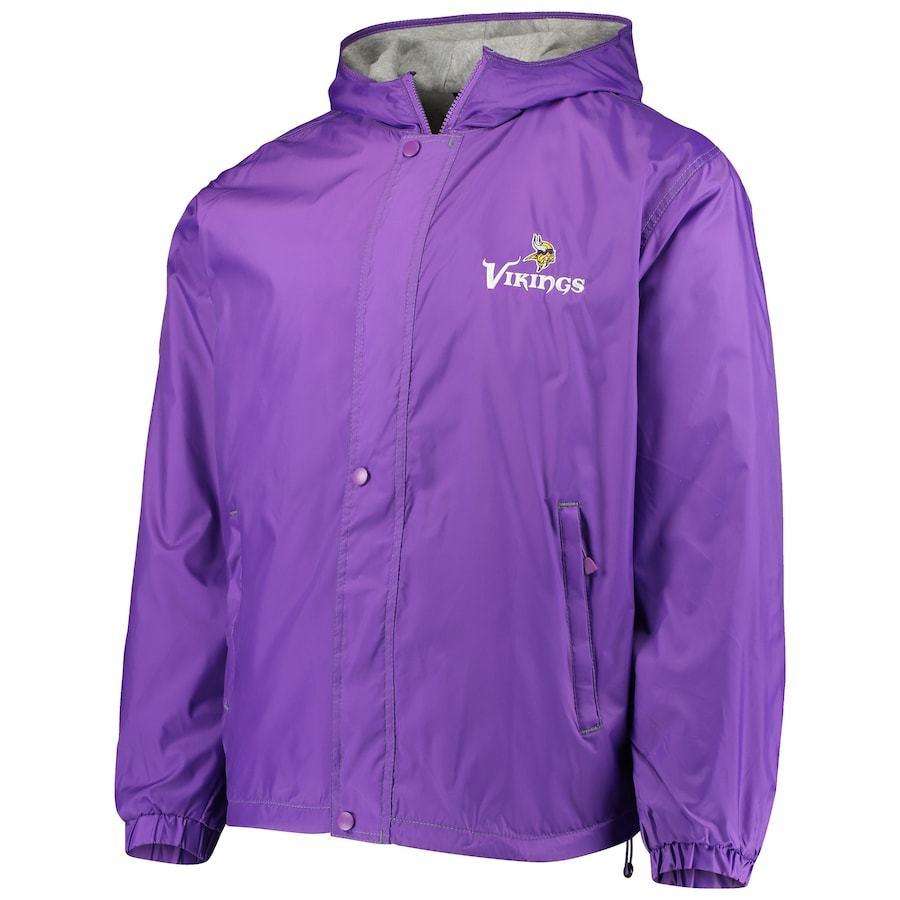 正規店仕入れの メンズ ジャケット Minnesota Vikings Legacy Stadium Full Zip Hoodie Jacket Purple 超大特価 Krgproperty Com