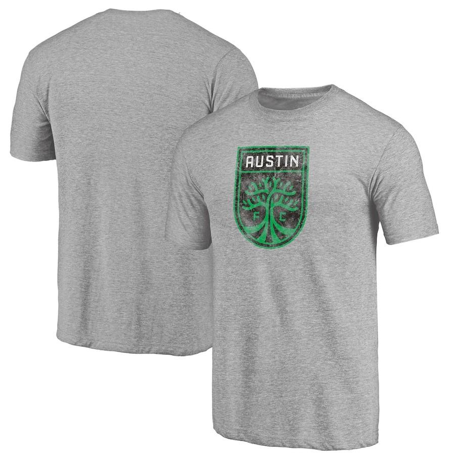 【在庫あり】 ファナティックス メンズ Tシャツ "Austin FC" Fanatics Branded Distressed Primary Team Logo Tri-Blend T-Shirt - Heathered Gray パーカー