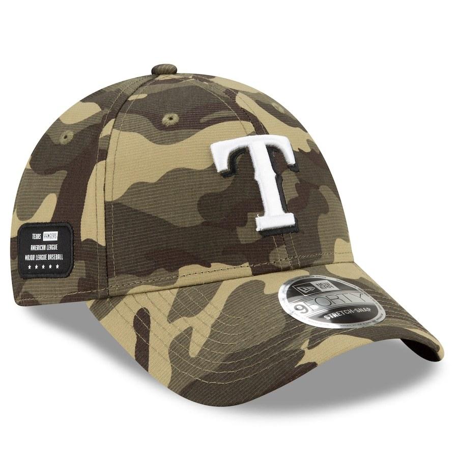 人気定番 Forces Armed 21 Era New Rangers Texas キャップ メンズ ニューエラ Day Camo Hat Adjustable 9forty パーカー サイズ Os Medicalvisaperu Com
