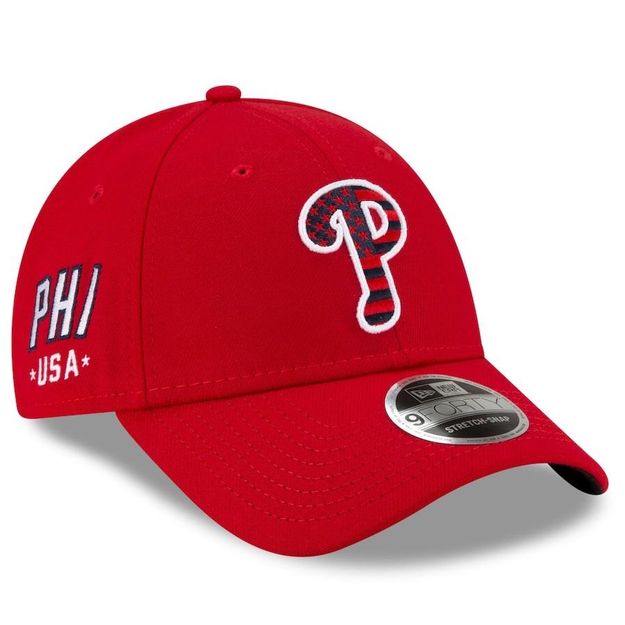 お気に入り ナイキ メンズ Red - Hat Adjustable Snapback 9FORTY July of 4th Era New Phillies" ”Philadelphia キャップ パーカー