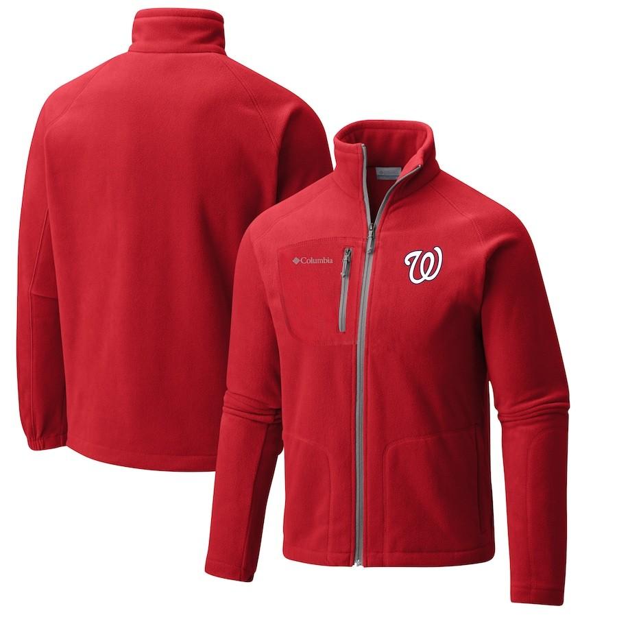 注目ブランド メンズ ジャケット Washington Nationals Columbia Fast Trek Ii Full Zip Fleece Jacket Red 史上最も激安 Kwsrbd Com