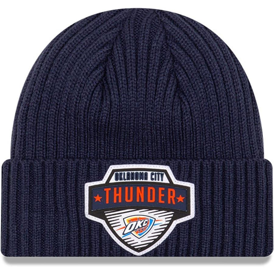 激安セール ニューエラ メンズ ニット帽 Oklahoma City Thunder New Era Tip Off Cuffed Knit Hat Navy シャツ タンクトップ サイズ Os Binghamtonhots Com