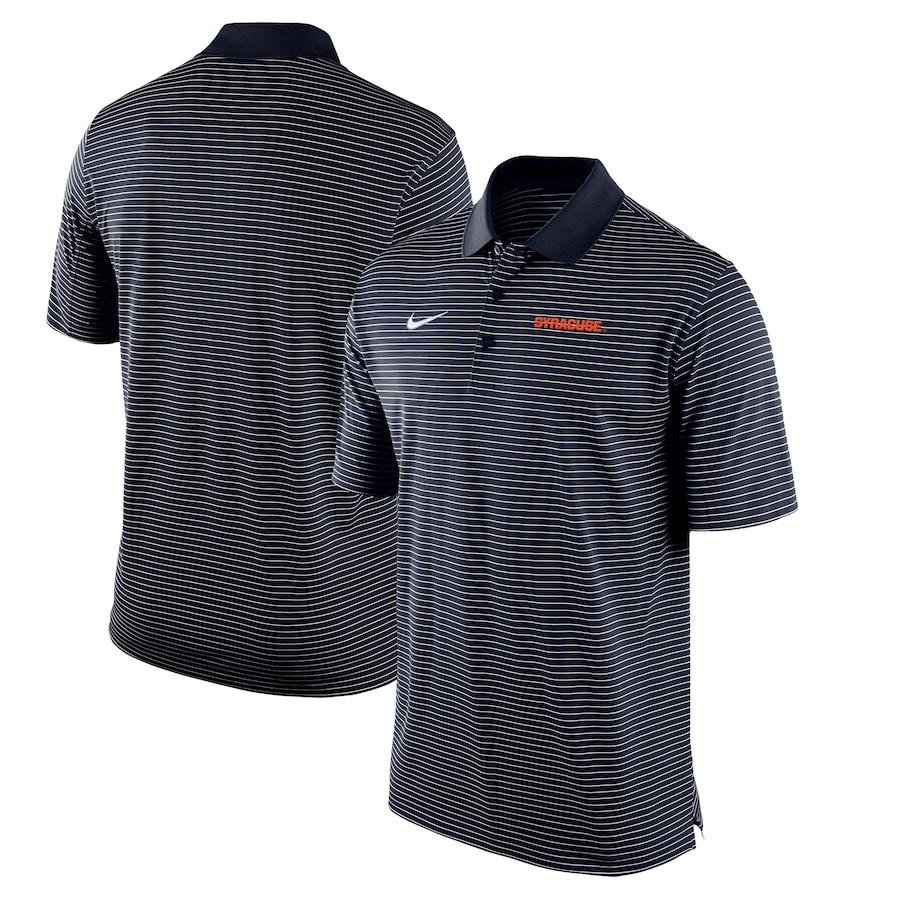 ファストファッション通販サイト ナイキ メンズ ポロシャツ Syracuse Orange Nike Stadium Stripe Performance Team Polo Navy 安い本物 Pnlp Sn