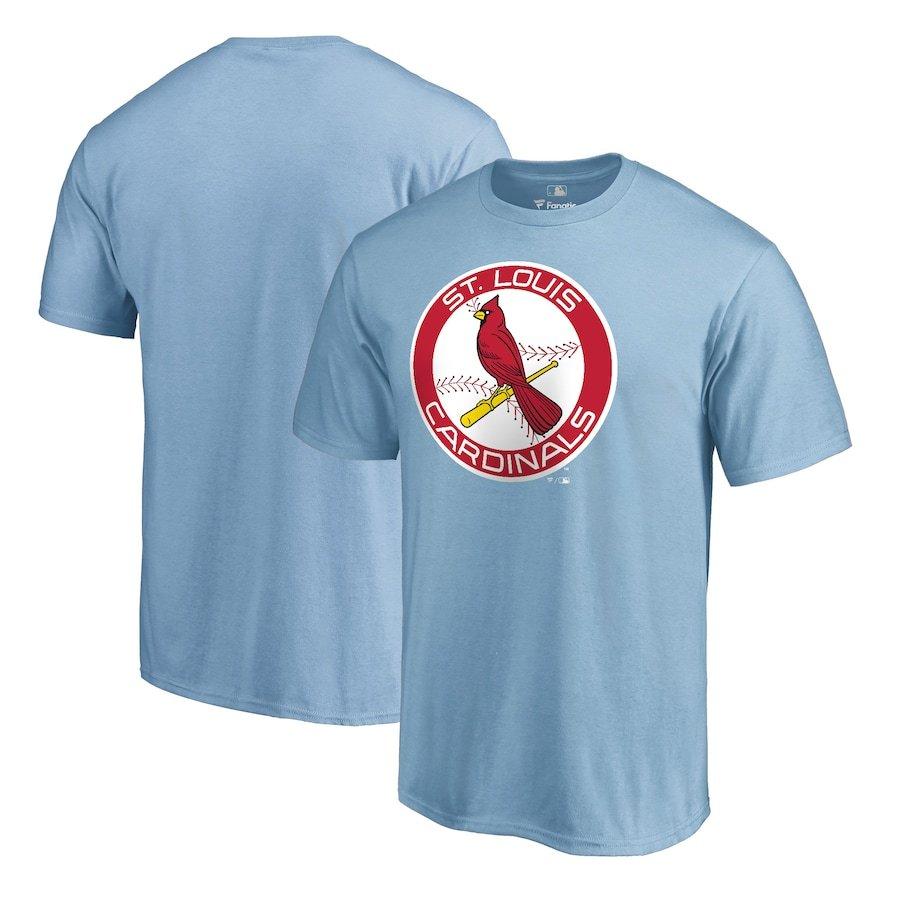 ファナティックス メンズ Tシャツ St Louis Light Cardinals Fanatics トップス Branded St Huntington Blue