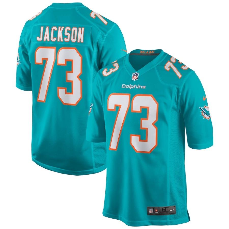 21激安通販 Austin レプリカジャージー メンズ ナイキ Jackson Aqua Jersey Game Pick Round First Draft Nfl Nike Dolphins Miami その他アメリカンフットボール