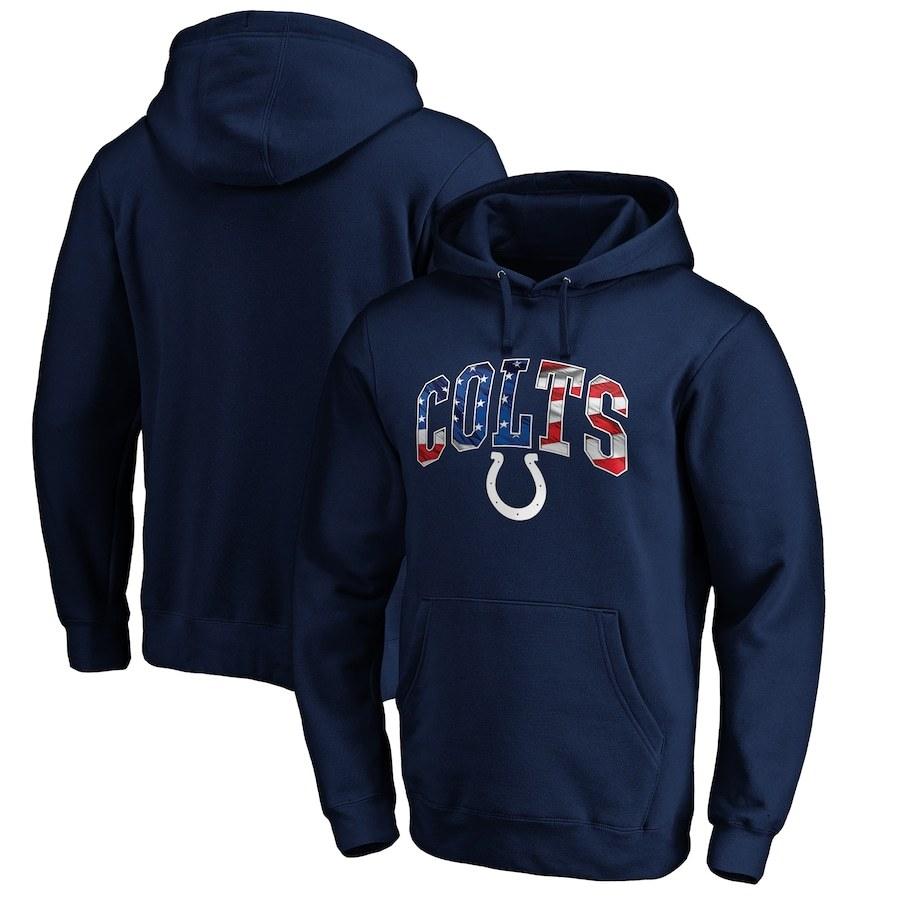 ファナティックス メンズ メンズ Pullover パーカー Indianapolis Colts Hoodie Fanatics Branded Banner Wave Pullover Hoodie Navy