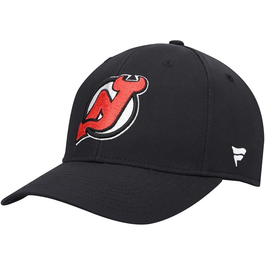 ファナティックス メンズ キャップ "New Jersey Devils" Fanatics Branded Elias Flex Hat - Black シャツ、タンクトップ