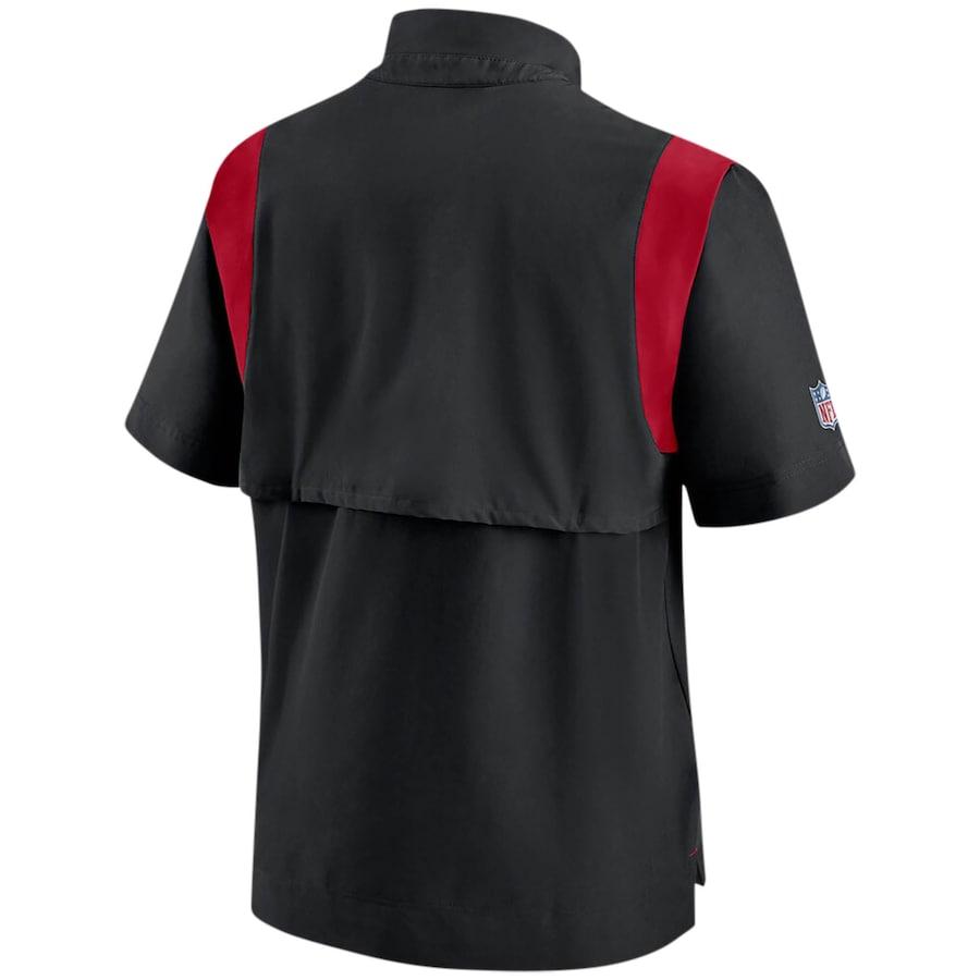 ナイキ メンズ ジャケット "San Francisco 49ers" Nike Sideline Coaches Short Sleeve Quarter-Zip Jacket - Black｜troishomme｜03