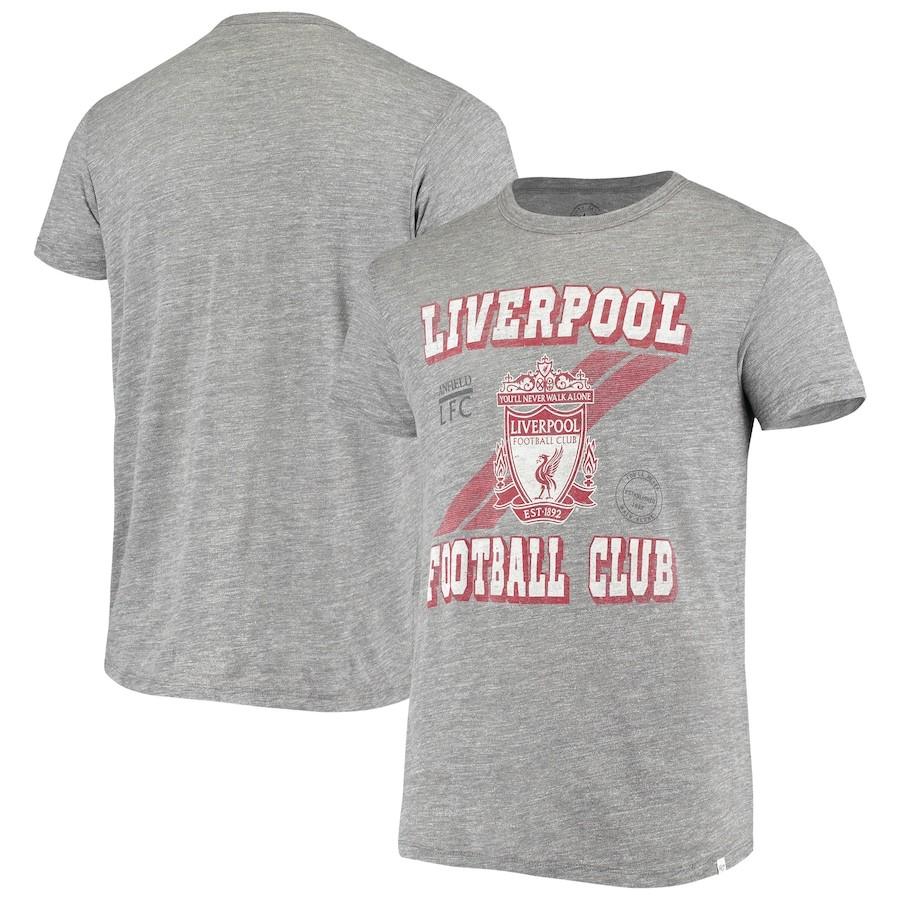 芸能人愛用 Tri State 47 Liverpool Tシャツ メンズ 送料無料 現在12 23より発送の目安 Tri Blend Gray Heathered T Shirt ウエア Www Singerlawllc Com