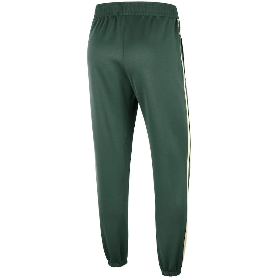 ナイキ メンズ スウェットパンツ "Milwaukee Bucks" Nike 75th Anniversary Showtime On Court Performance Pants - Hunter Green｜troishomme｜03