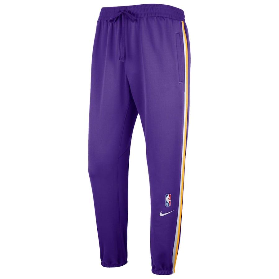 ナイキ メンズ スウェットパンツ "Los Angeles Lakers" Nike 75th Anniversary Showtime On Court Performance Pants - Purple｜troishomme｜02