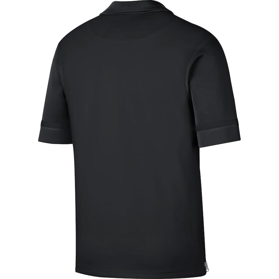 ナイキ メンズ ジャケット "Portland Trail Blazers" Nike 2021/22 City Edition Therma Flex Showtime Short Sleeve Full-Snap Collar Jacket - Black/Red｜troishomme｜03