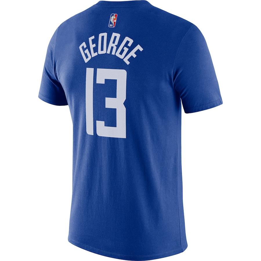 ナイキ メンズ Tシャツ Paul George "LA Clippers" Nike Diamond Icon Name & Number T-Shirt - Royal｜troishomme｜03