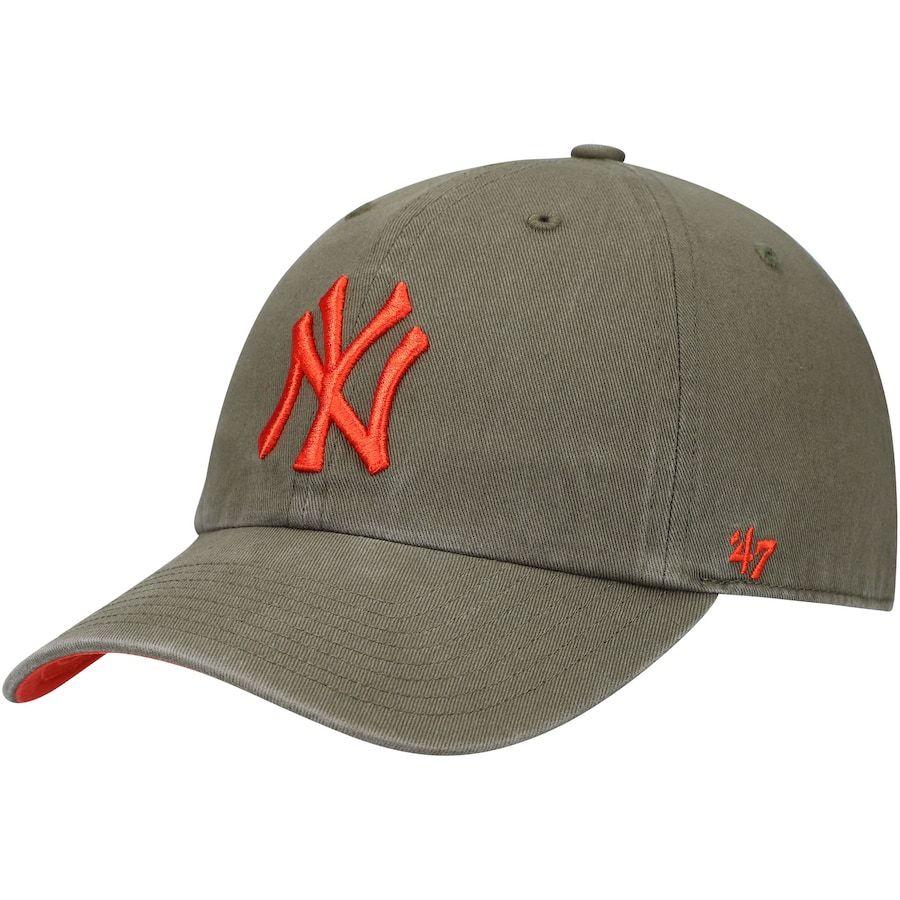 在庫一掃 Yankees York New キャップ メンズ フォーティーセブン 47 Olive Hat Adjustable Up Clean Undervisor Red Thunder Sandalwood Ballpark パーカー サイズ Os Pathwaysfl Org