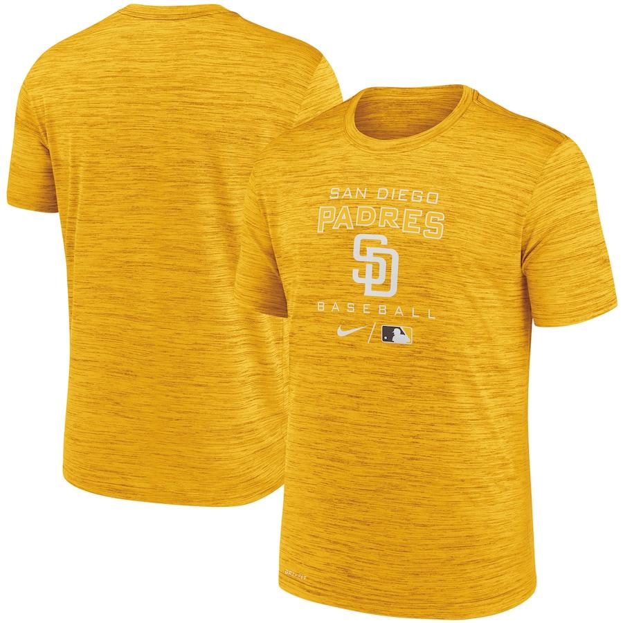 サンディエゴパドレス オーセンティック ドライTシャツ 黄色イエロー