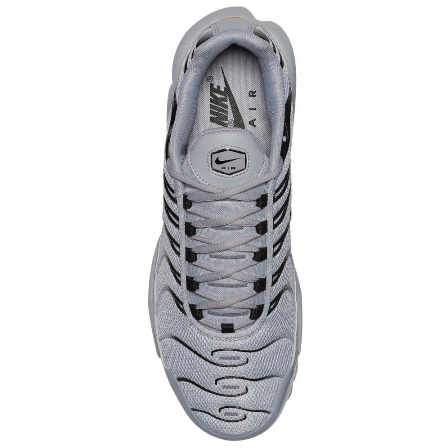 ナイキ メンズ エア マックスプラス Nike Air Max Plus スニーカー Wolf Grey/White/Black｜troishomme｜04