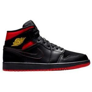 ジョーダン メンズ スニーカー Jordan AJ 1 Mid レトロ ミドルカット Gym Red/Black/White｜troishomme