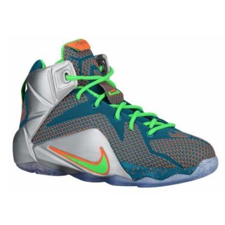 lebron 12 blue and silver