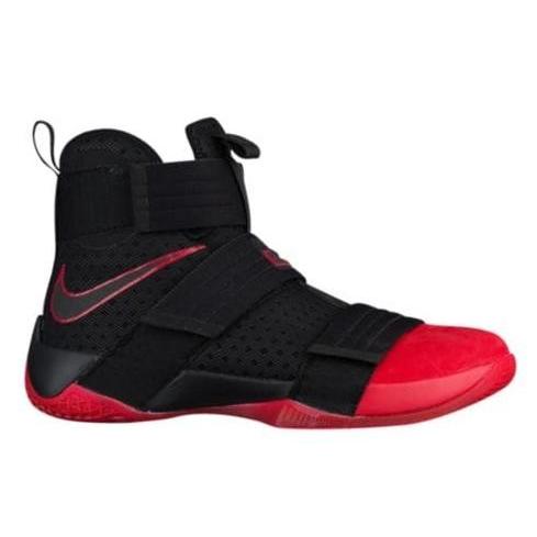 lebron soldier 10 black and red