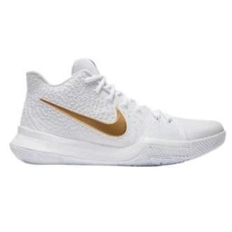 nike kyrie white and gold