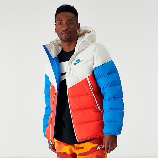 ナイキ メンズ Nike Down Fill Windrunner Jacket ダウンジャケット Salt Red Blue 92 133 バッシュ アパレル Troishomme 通販 Yahoo ショッピング