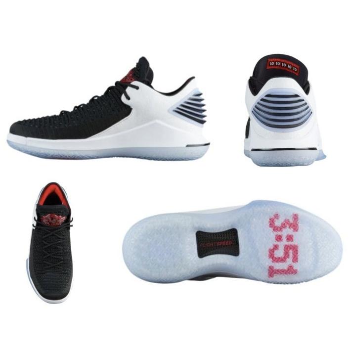 ジョーダン３２ メンズ Nike Air Jordan XXX2 32 Low "Free Throw Line" XXXII バッシュ オールスター Black/University Red-White 高額レア｜troishomme｜02