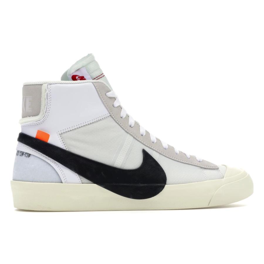 ナイキ メンズ オフホワイト ブレイザー Nike Blazer Mid Off-White スニーカー WHITE/BLACK-MUSLIN