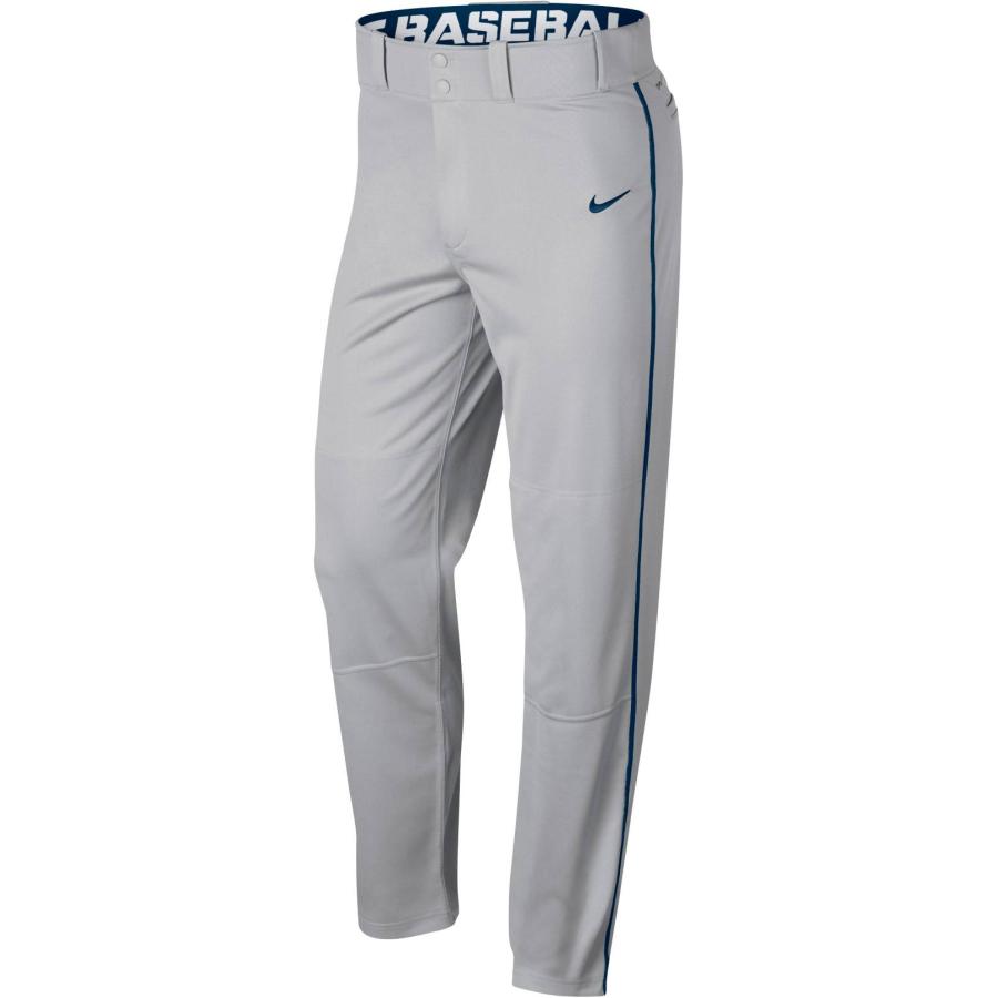 nike white baseball pants with black piping
