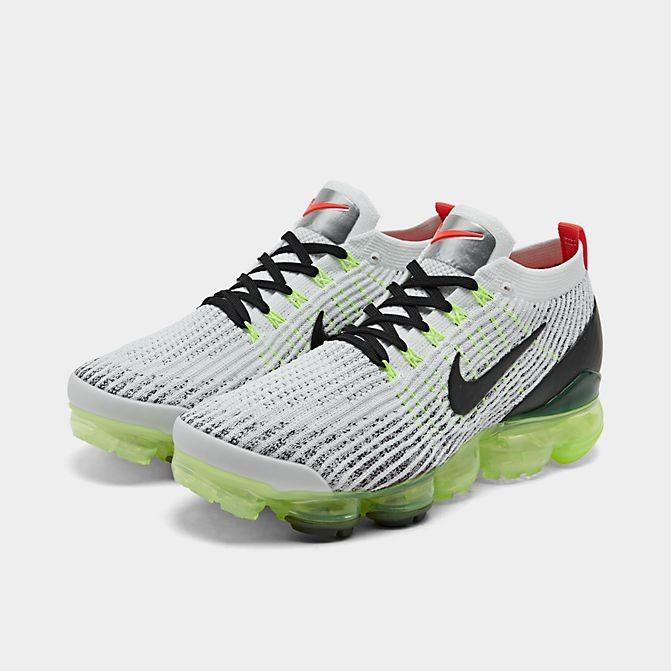 nike air vapormax flyknit 3 white black volt