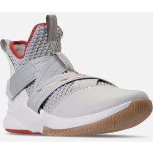 ナイキ メンズ バスケットボール シューズ Nike LeBron Soldier XII 12 レブロン ソルジャー Light Bone/White/Red/Gum｜troishomme｜03