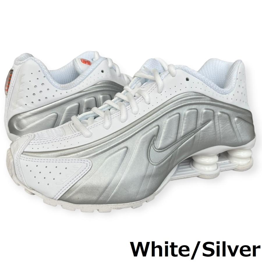 ナイキ スニーカー 厚底 レディース ショックス R4 黒 白 おしゃれ スポーツ 仕事 痛くない 通学 通気性 ギフト 疲れにくい 通勤 夏 nike NIKE（ナイキ） スニーカー 厚底 レディース ショックス R4 黒 白