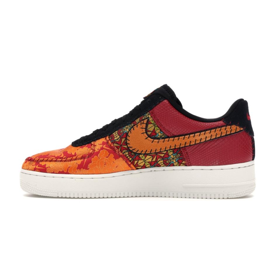 ナイキ メンズ エア フォース ワン Nike Air Force 1 Low Premium "Chinese New Year" スニーカー  Gym Red/Black-Canyon Gold-Orange Peel｜troishomme｜02