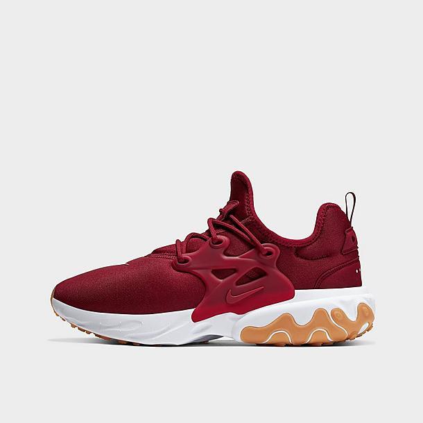 格安 ナイキ メンズ ランニングシューズ Nike React Presto Running Shoes スニーカー Team Red White Gum Light Brown 魅了 Www Lequotidien Mr