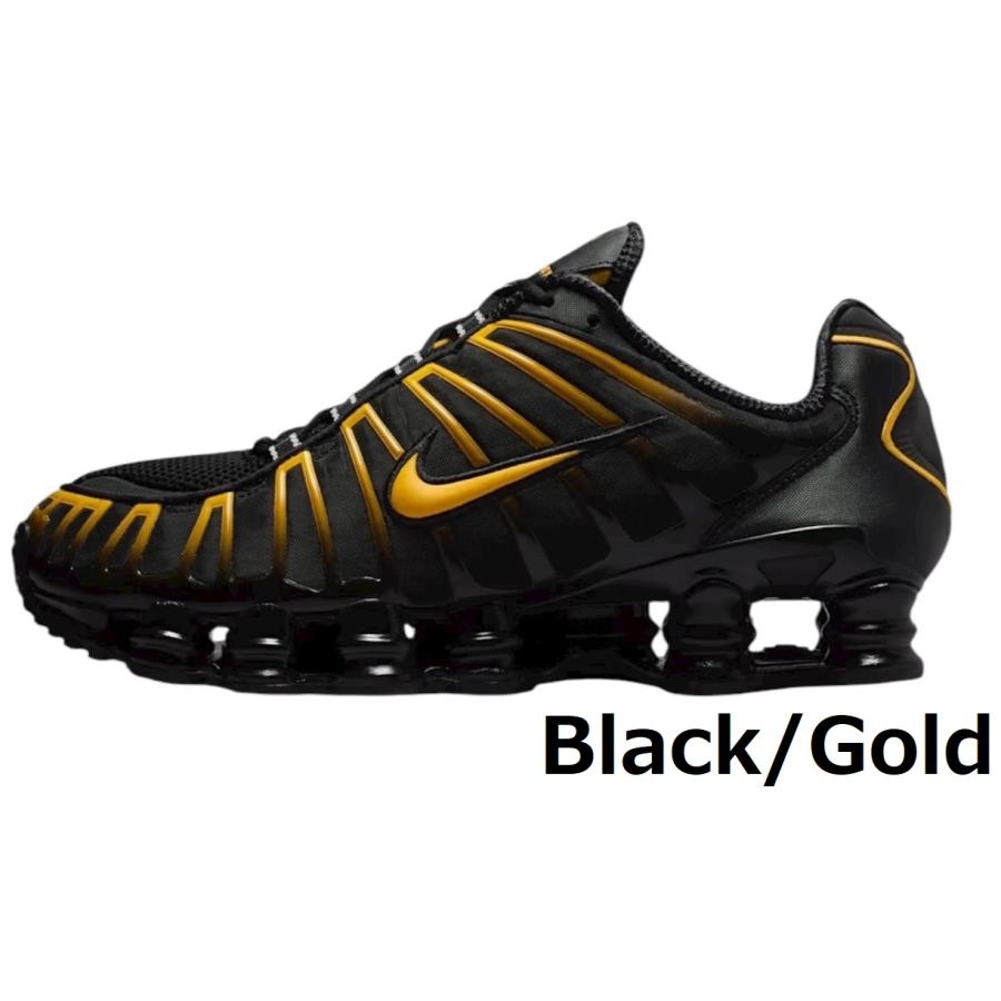 NIKE（ナイキ） スニーカー ショックス tl メンズ ブラック 白 黒