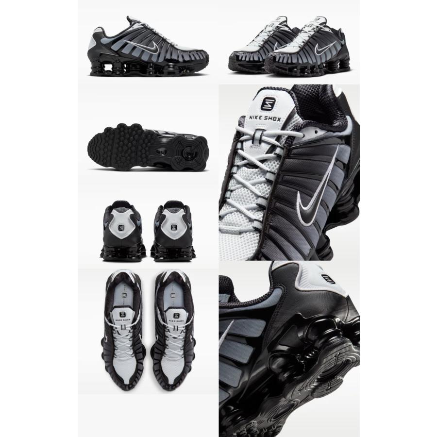 NIKE（ナイキ） スニーカー ショックス tl メンズ ブラック 白 黒