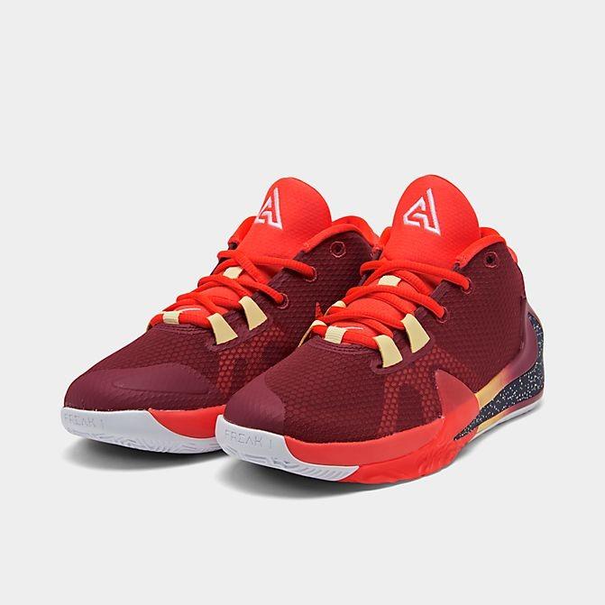 高価値セリー ナイキ キッズ レディース ズーム フリーク Nike Zoom Freak 1 Gs バッシュ ミニバス Noble Red Blackened Blue Bright Crimson Wantannas Go Id