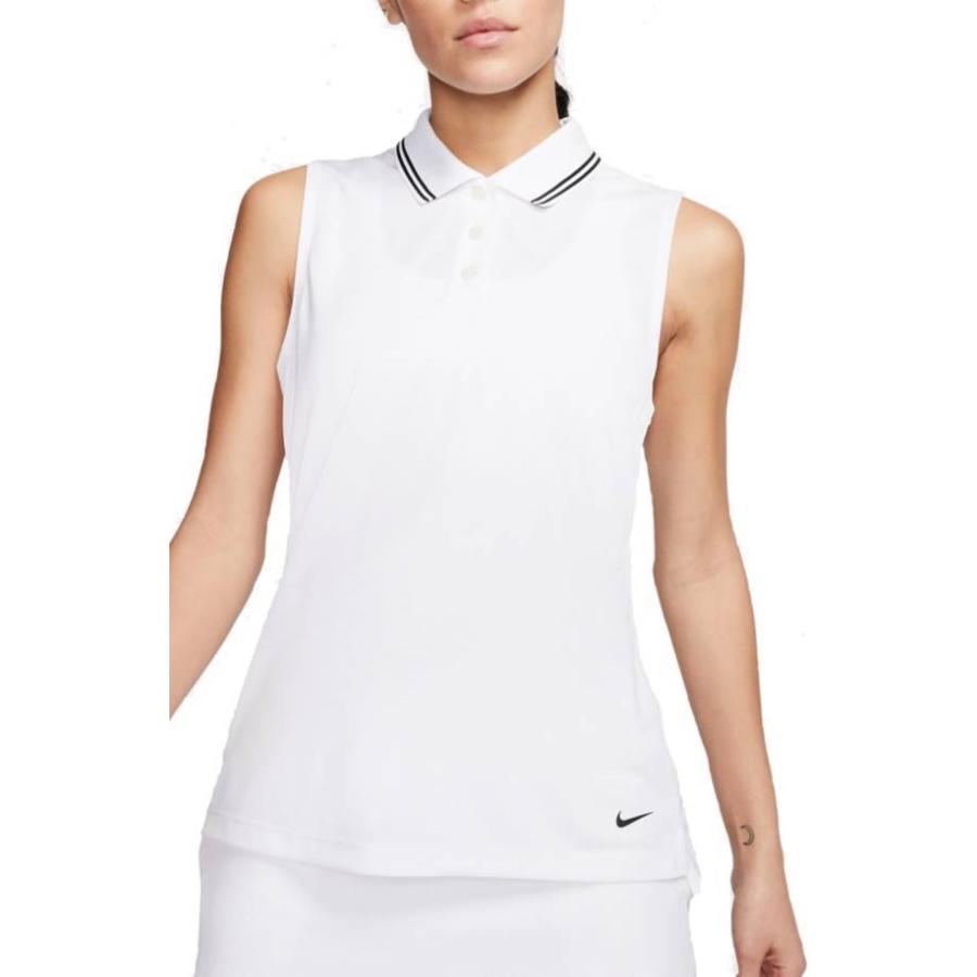 ナイキ レディース ポロシャツ Nike Dri-FIT Victory Sleeveless Golf Polo ノースリーブ ゴルフウェア  WHITE :BV0223-WHITE:バッシュ アパレル troisHOMME - 通販 - Yahoo!ショッピング