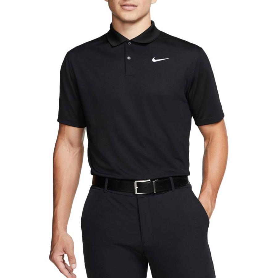 ナイキ メンズ ゴルフウェア Nike Dri-FIT Victory Golf Polo ポロシャツ 半袖 BLACK  :BV0354-BLACK:バッシュ アパレル troisHOMME - 通販 - Yahoo!ショッピング