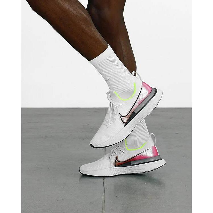 ナイキ メンズ インフィニティ Nike React Infinity Run Flyknit ランニングシューズ Platinum Tint Black Pink Blast Cd4371 004 バッシュ アパレル Troishomme 通販 Yahoo ショッピング