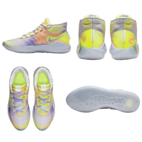 ナイキ メンズ Nike Zoom KD12 "EYBL Nike Nationals" バッシュ Multi/Barely Volt/Orange Pulse ケビンデュラント｜troishomme｜02