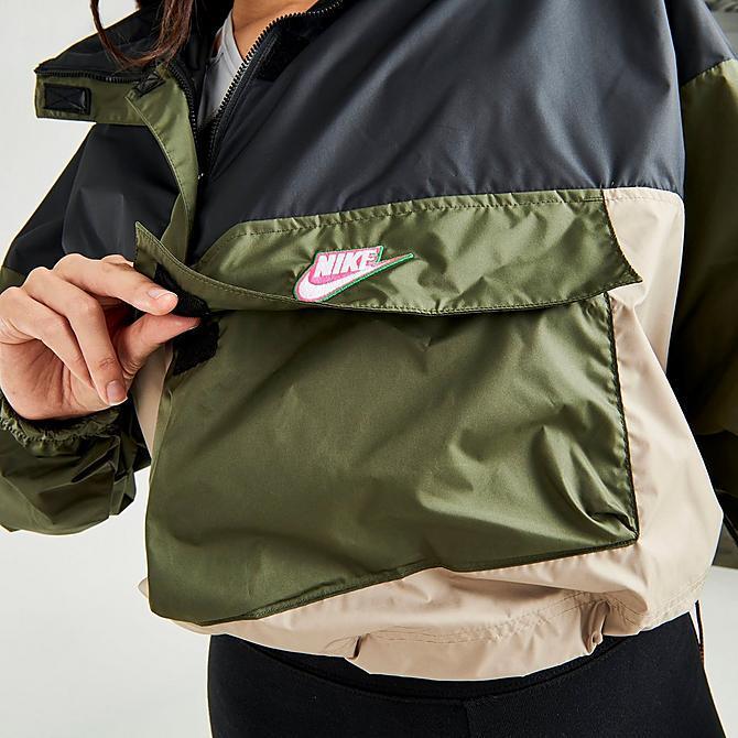 nike icon clash woven anorak jacket